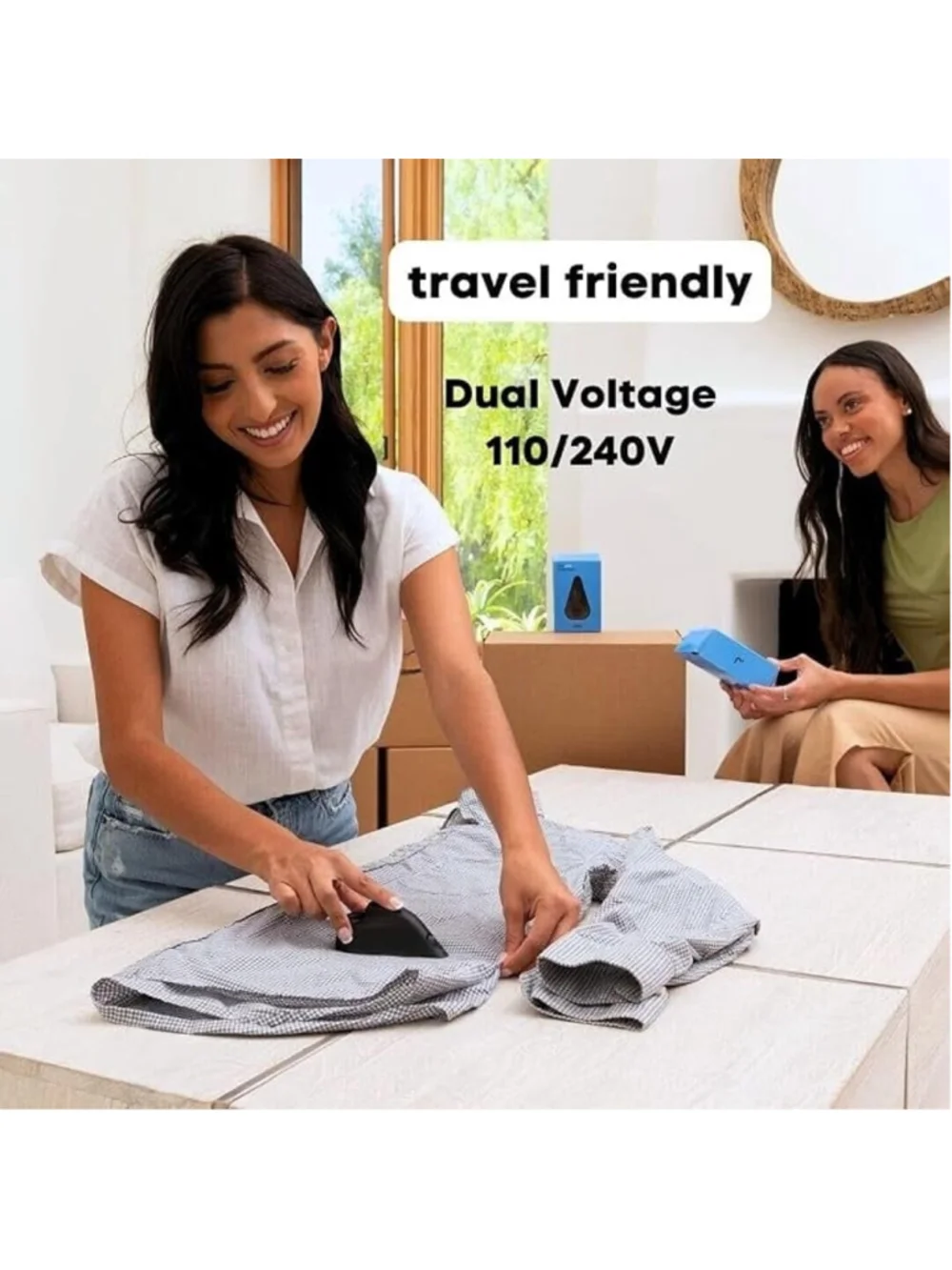 New RiddiaPress Cordless Mini Travel Iron